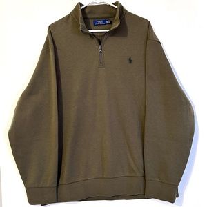🦋POLO RALPH LAUREN MEN’S QUARTER ZIP SWEATER SIZE- XXL